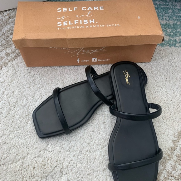 AuraPH Black Sandals - Picture 3 of 4